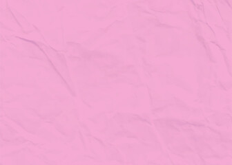 Fototapeta premium Crumpled pink paper texture background with crumpled background wrinkled abstract backdrop