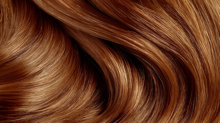 Fototapeta premium hair close-up with shiny healthy texture