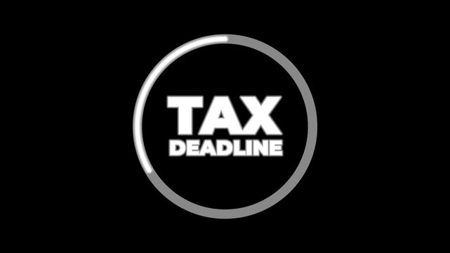 Progress circle Tax Deadline Countdown Approaching Get Ready for Filing Season
