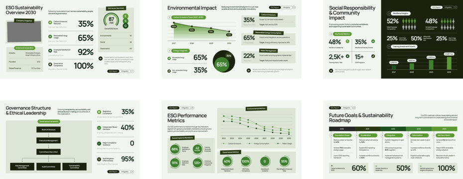ESG Sustainability Report Infographic V1