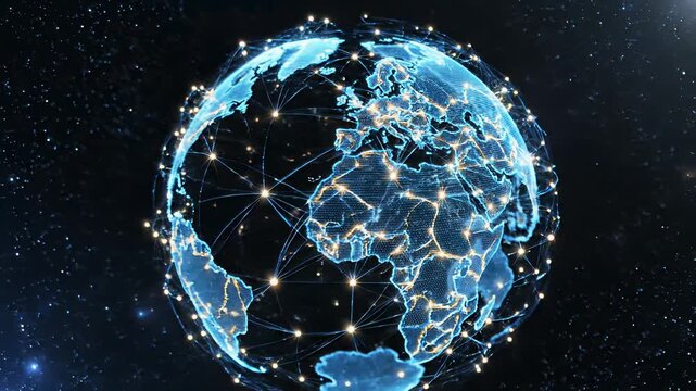 Global Network Connectivity - Digital Earth in Space