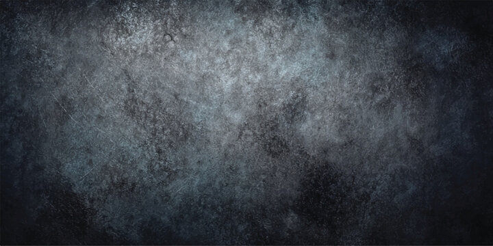 Textured abstract grunge background with metallic sheen and scratches creating a dramatic and rough surface effect for design elements