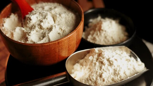 Using flour for baking and cooking in different recipes