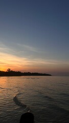 Obraz premium sunset over the sea