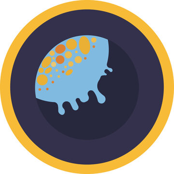 A glowing golden ore icon indicating rich deposits ready for extraction.