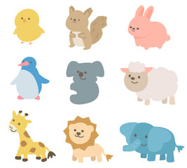 保育園・幼稚園のクラス名に使える動物イラストセット © ateliertomomi