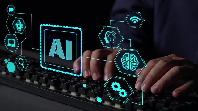 AI Assistant Brain Processor with LLM Technology, Big Data, Machine Learning, Generative AI for Business Support, Future Agentic AI Technology and Artificial Intelligence Prompt Engineering. Thunk