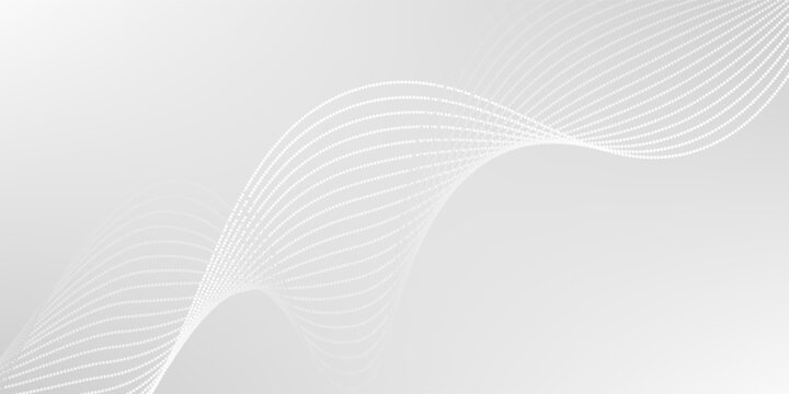 White and gray abstract backround with flowing lines pattern, vector illustration.eps,10
