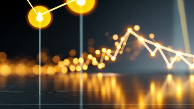 Abstract Data Visualization with Bright Light Points and Lines