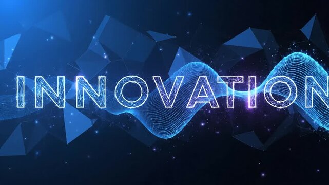 Innovative Technology - A Futuristic Digital Wave of Innovation and Progress.