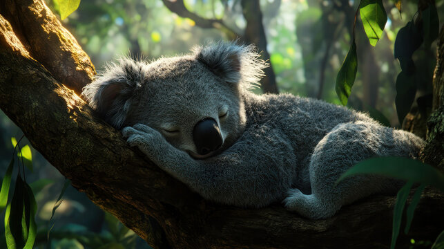 Sleeping Koala