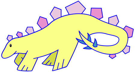 스테고 사우르스 공룡 벡터 © SOYOUNG