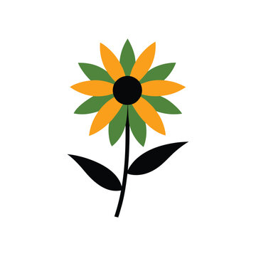 black eyed susan vector art