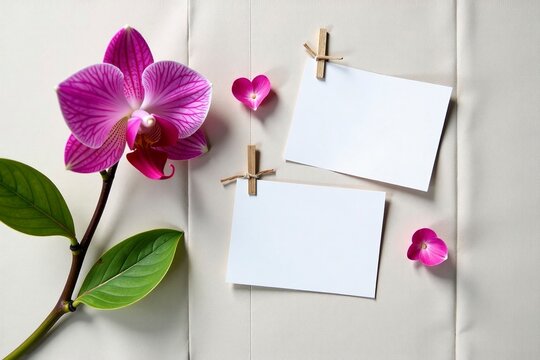 Cartas de Amor junto a una Orquidea