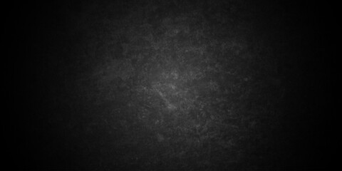 Dark black old wall paper grunge background. black blackboard and chalkboard texture. Dark black concrete wall texture element vintage grunge charcoal paint rough, distress backdrop background.