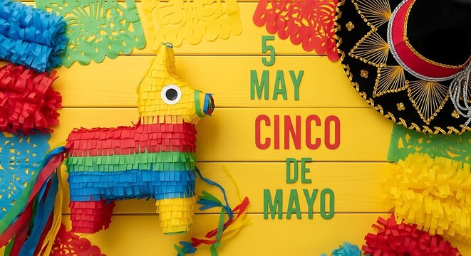 Festive 5 may cinco de mayo celebration pi ata decorations and vibrant mexican tradition