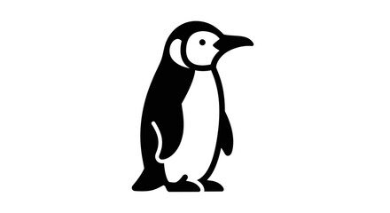 Obraz premium penguin on a white background