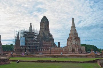 Obraz premium Ayutthaya, Wat Chaiwatthanaram
