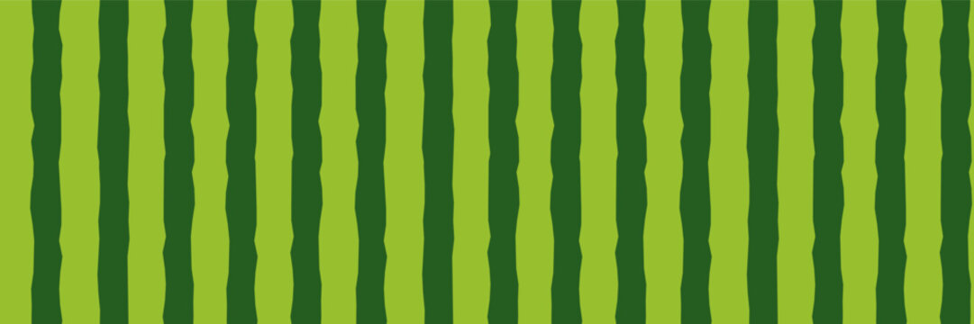 Vector seamless watermelon pattern with green vertical stripes for summer backgrounds, banners and brochures