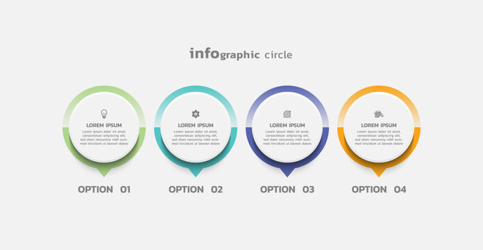 Presentation business abstract background infographic template colorful