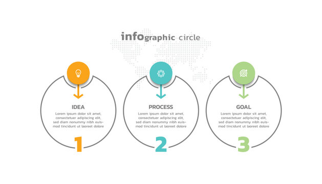 Presentation business abstract background infographic template colorful