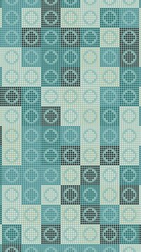 Seamless Geometric Structures Animation Procedural Background For Innovation Projects
