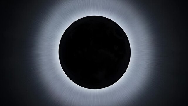 Solar eclipse dramatic celestial event of sun obscured by moon