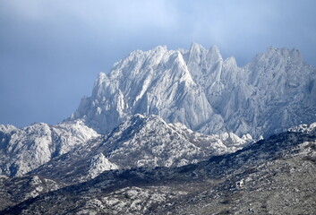 Obraz premium Tulove grede mountain, Velebit Nature Park, Zadar County, Croatia. Europe