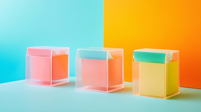 Transparent storage box