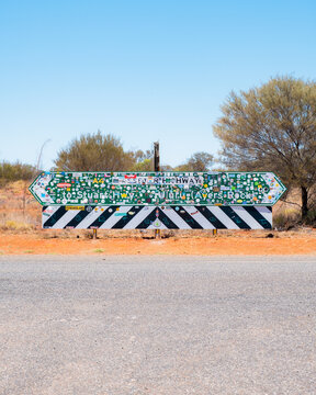 Australian Outback Stuart Highway Sign 