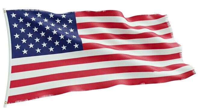Waving American Flag