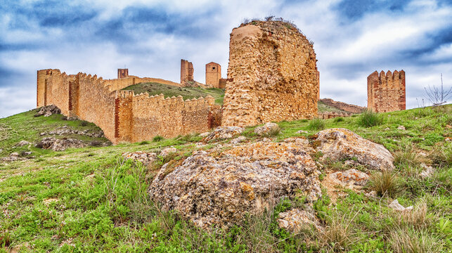Castle of Molina de Arag&oacute;n, 9-13th Century Historic Artistic Spanish Monument, Molina de Arag&oacute;n, Guadalajara, Castilla La Mancha, Spain, Europe