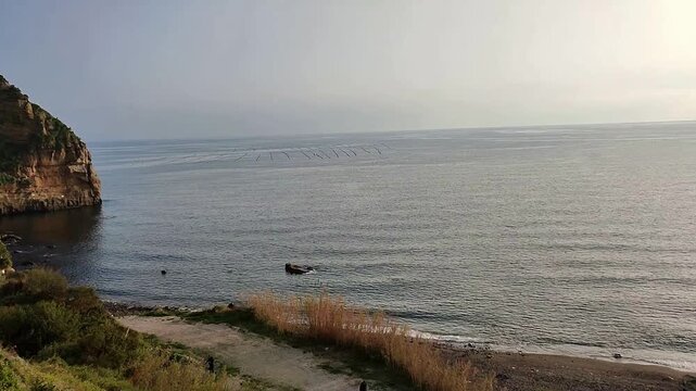 Bagnoli - Panoramica dal Belvedere Bixio a Discesa Coroglio
