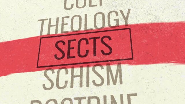 Sects 3D Scrolling Title Animation