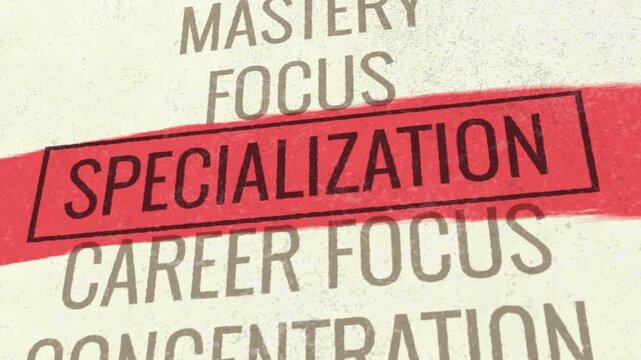 Specialization 3D Scrolling Title Animation