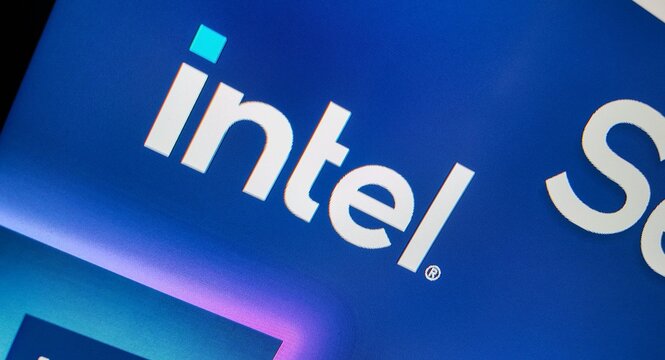 browser window on a screen displaying intel website