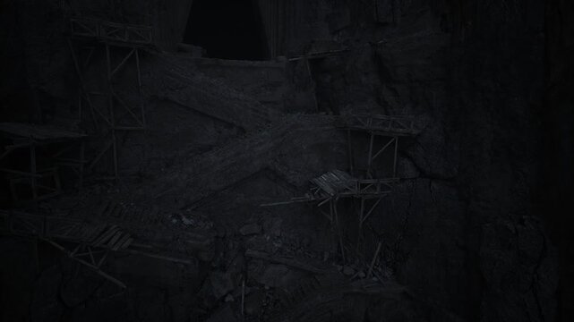 moody textured underground wall with scaffolds and cracked surfaces set designer photographs weathered surfaces, game artist samples textures, director