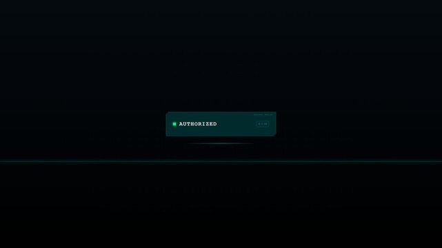 Glitch effect with distorted text and digital noise on black screen