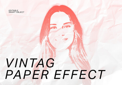 Vintage Paper Photo Effect