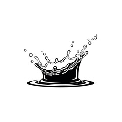 Water Crown Splash Droplet. © Diki