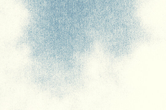 Macro of Cyan Halftone Gradient with Soft Organic Shapes