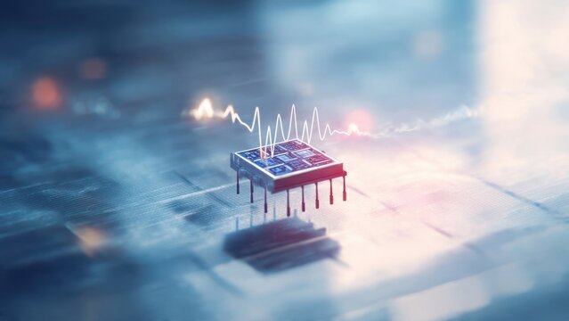 Bio-Digital Interface: Implantable chip device reading signals in clinical environment
