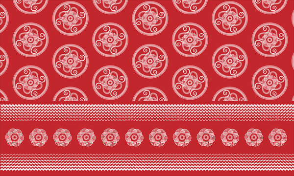 vector seamless pattern with CARCAL