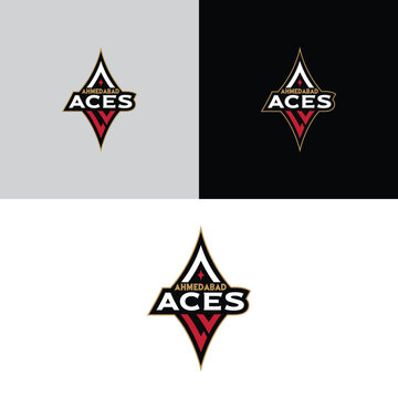 Ahmedabad Ace Football Logo Design | Modern Sports Club & Team Branding