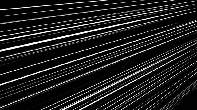 Dynamic Speed Lines Overlay Transparent. Fast Motion Speed Effect Alpha Channel. speed line animation with transparent background.