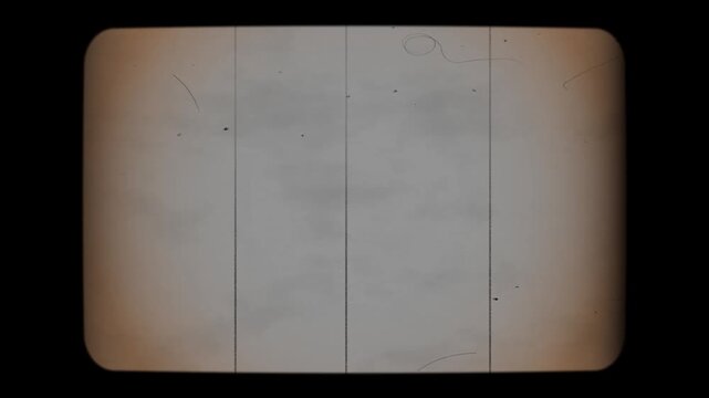 Old Film Texture overlay with noise dust and scratches effect