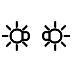 Obraz premium bulb icon