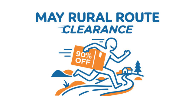May Rural Route Clearance Sale Promotion