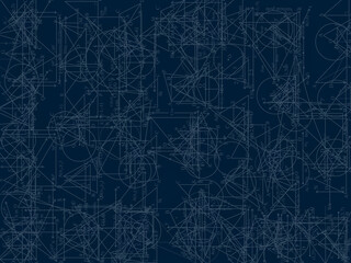 Fototapeta premium abstract blue geometric background