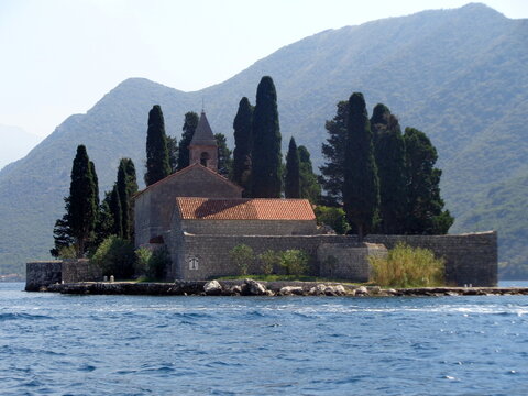 Island in bay of Kotor